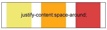 justify-content:space-around