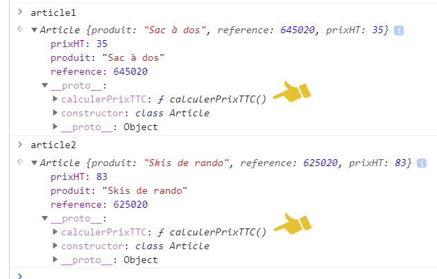 Où est la méthode calculerPrixTTC ?