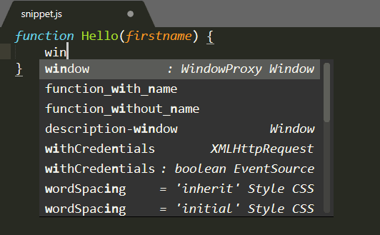 Utilisation de la completion Javascript avec Sublime Text Etape 1