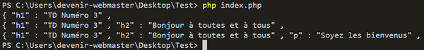 PHP8 - Solution pas à pas du TD numéro 3