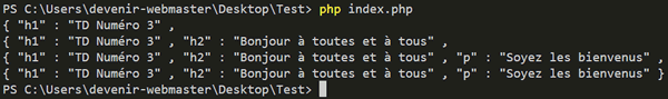 PHP8 - Solution pas à pas du TD numéro 3